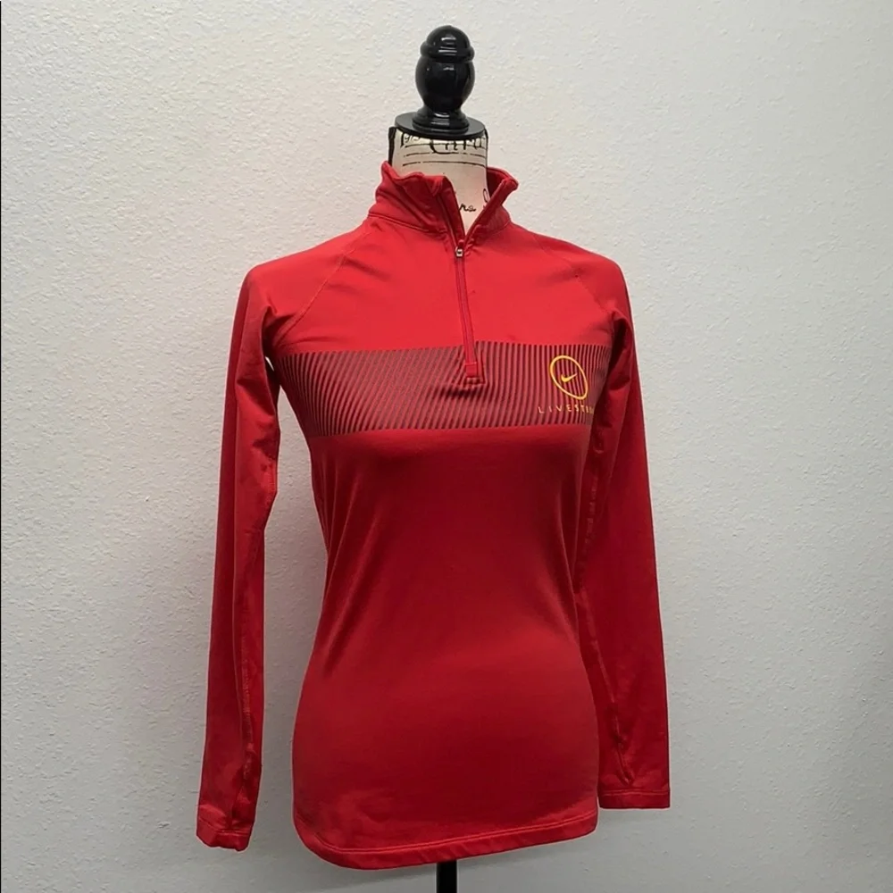 NIKE PRO COMBAT DRI-FIT LIVESTRONG 1/4 ZIP JACKET